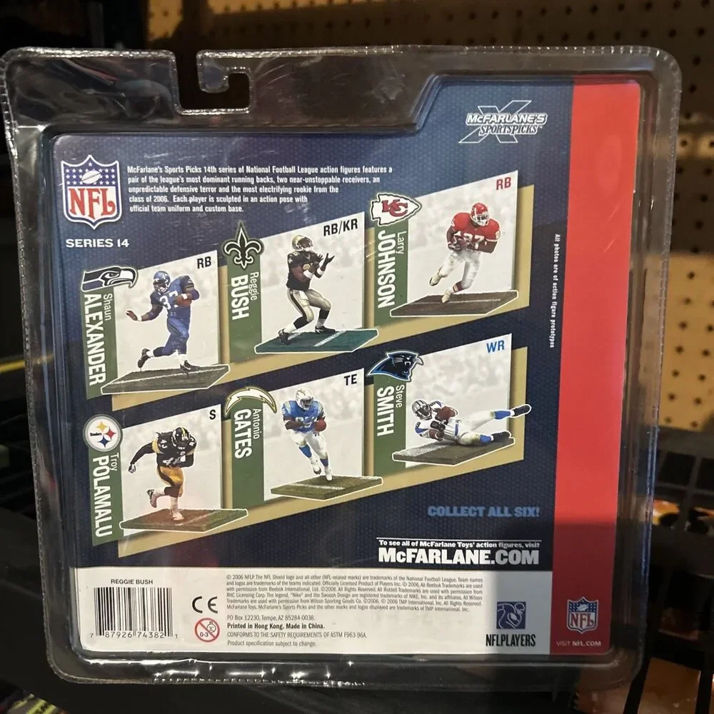 McFarlane Series 14 NFL Reggie Bush Saints Black Jersey Action Figure